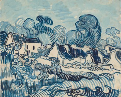 Landscape with Houses by Vincent van Gogh